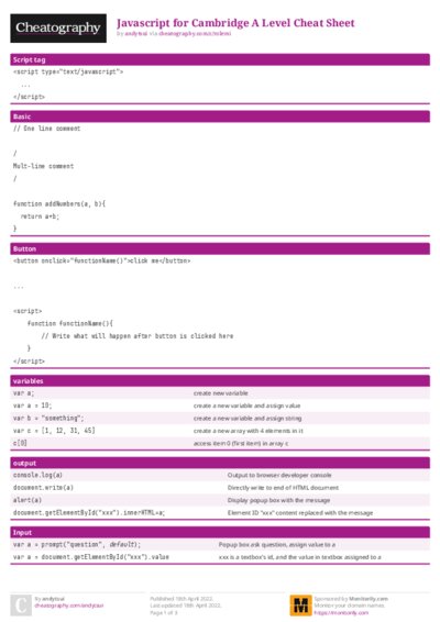 PDF (Colour) — Style 1
