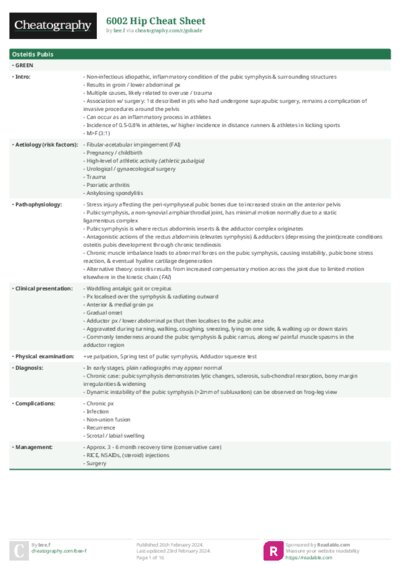 6002 Hip Cheat Sheet