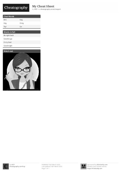PDF (Black & white) — Style 1