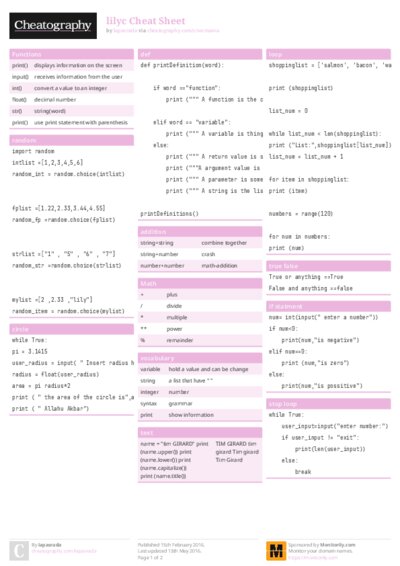 PDF (Colour) — Style 1