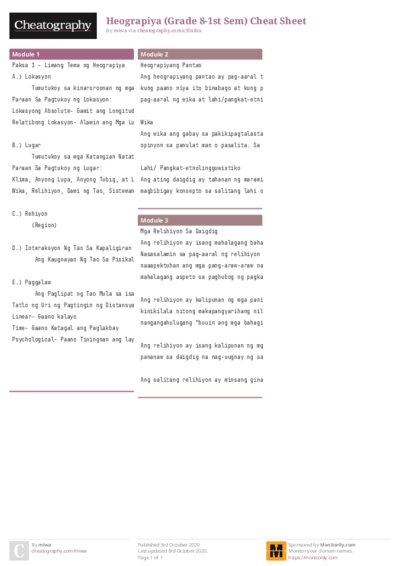PDF (Colour) — Style 1