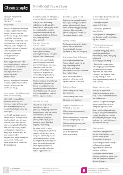 MuhdNabil Cheat Sheet