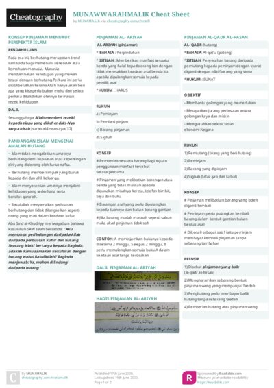 MUNAWWARAHMALIK Cheat Sheet