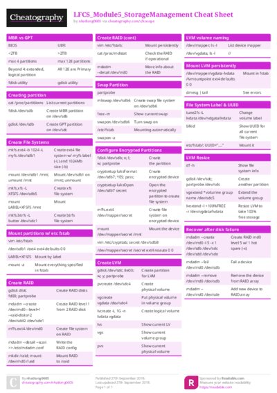 LFCS_Module5_StorageManagement Cheat Sheet