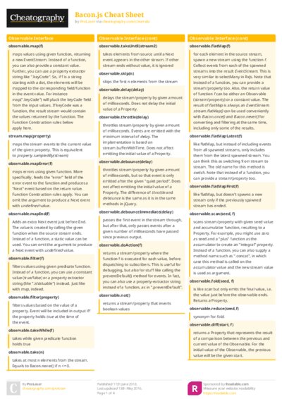 Bacon.js Cheat Sheet