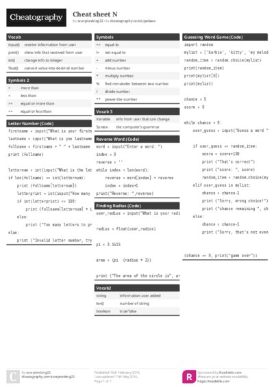 PDF (Colour) — Style 1