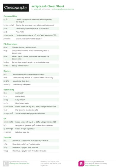 scripts.zsh Cheat Sheet